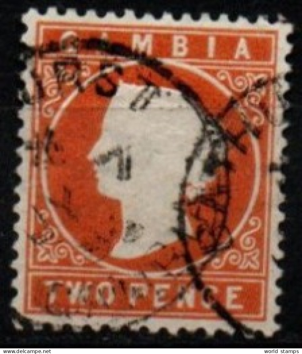 GAMBIE 1886-7 O - Gambia (...-1964)