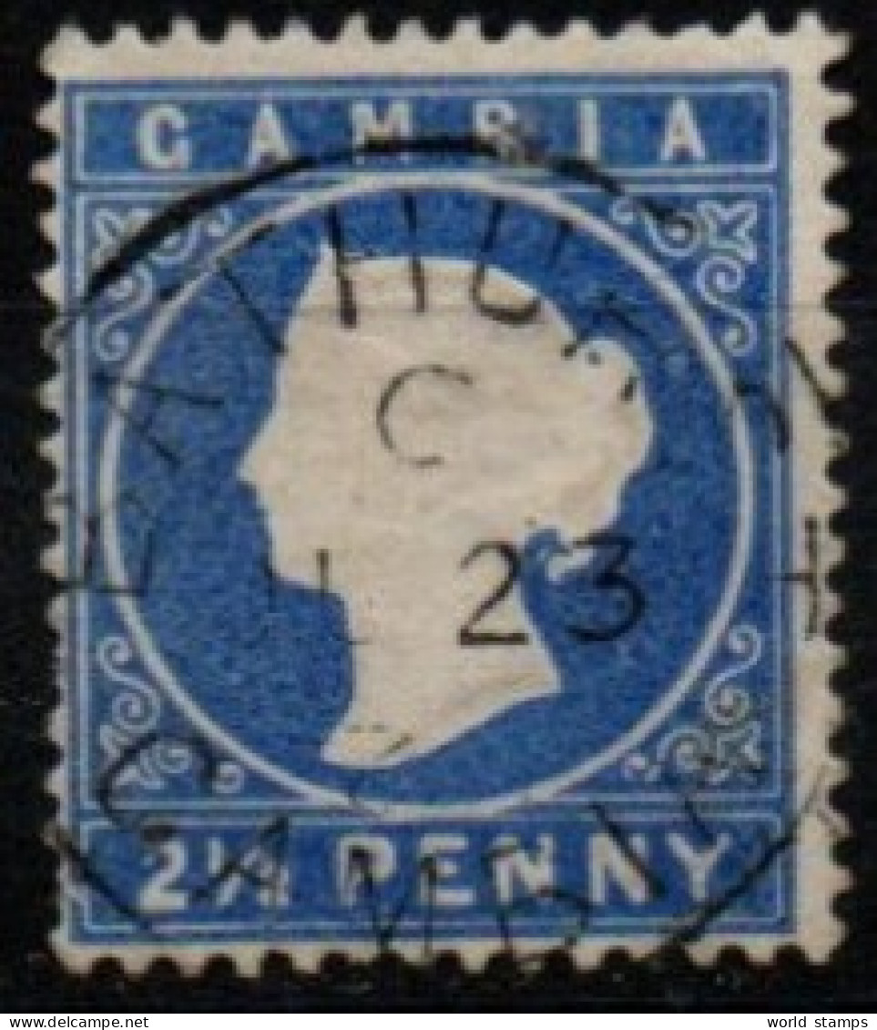 GAMBIE 1886-7 O - Gambia (...-1964)