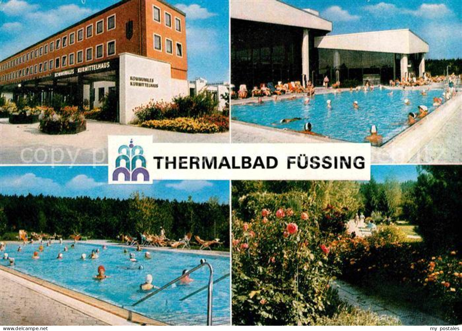 72840089 Bad Fuessing Kurmittelhaus Aussenthermalbecken Kurparkanlage Aigen - Bad Fuessing