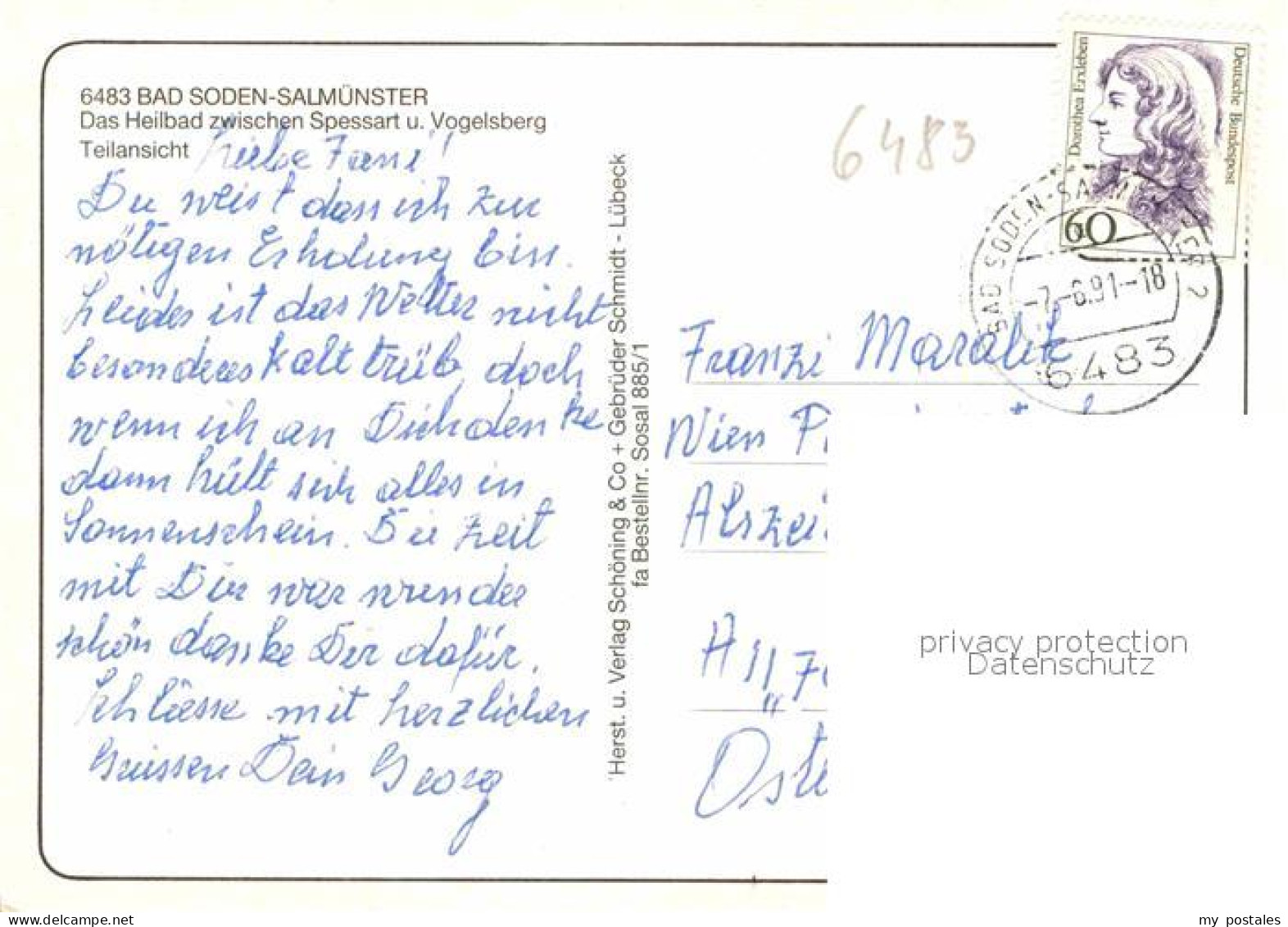 72840081 Bad Soden-Salmuenster Fliegeraufnahme Bad Soden-Salmuenster - Other & Unclassified