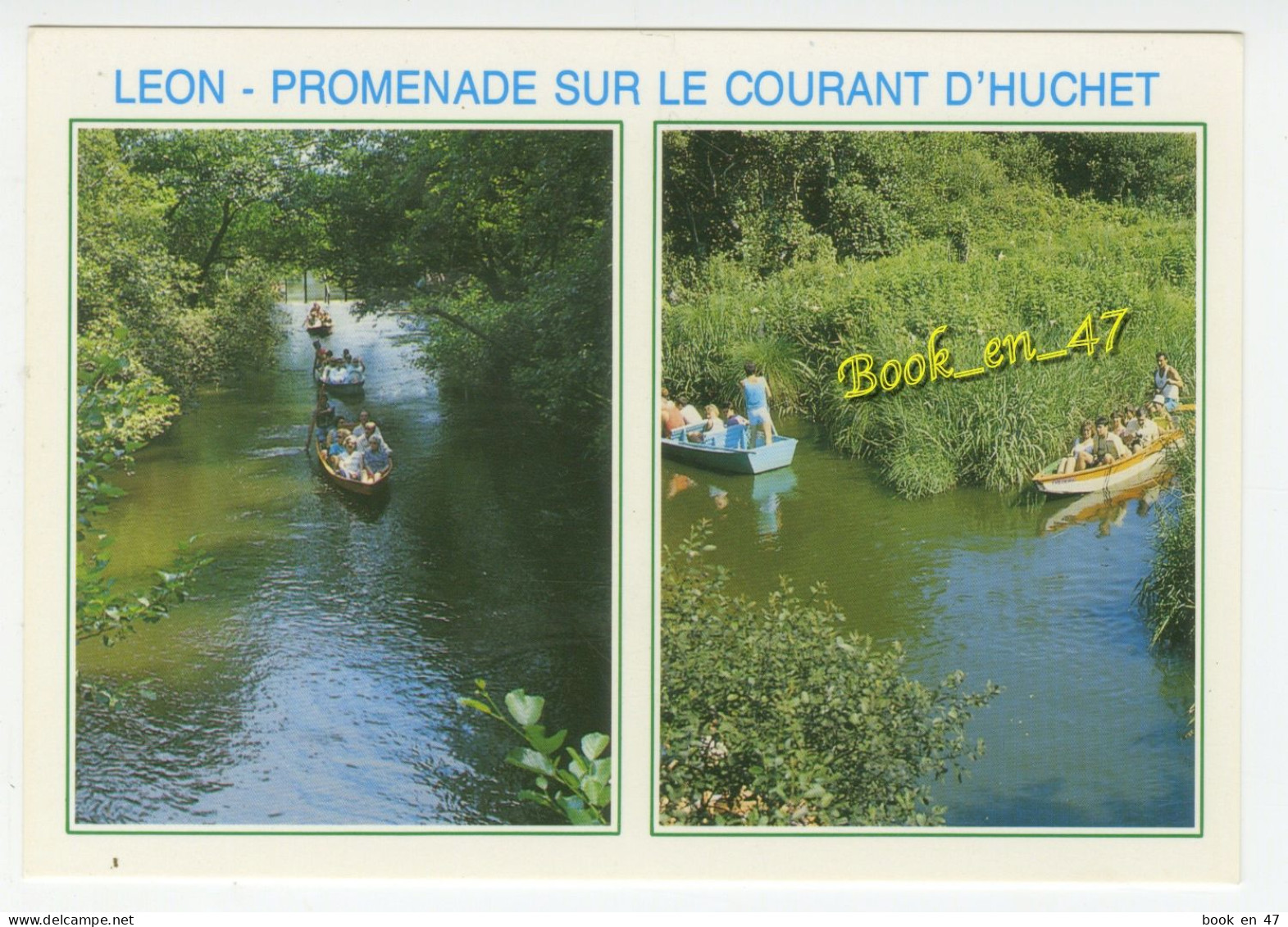 {92021} 40 Landes Léon , Promenade Sur Le Courant D' Huchet , Multivues ; Animée - Sonstige & Ohne Zuordnung