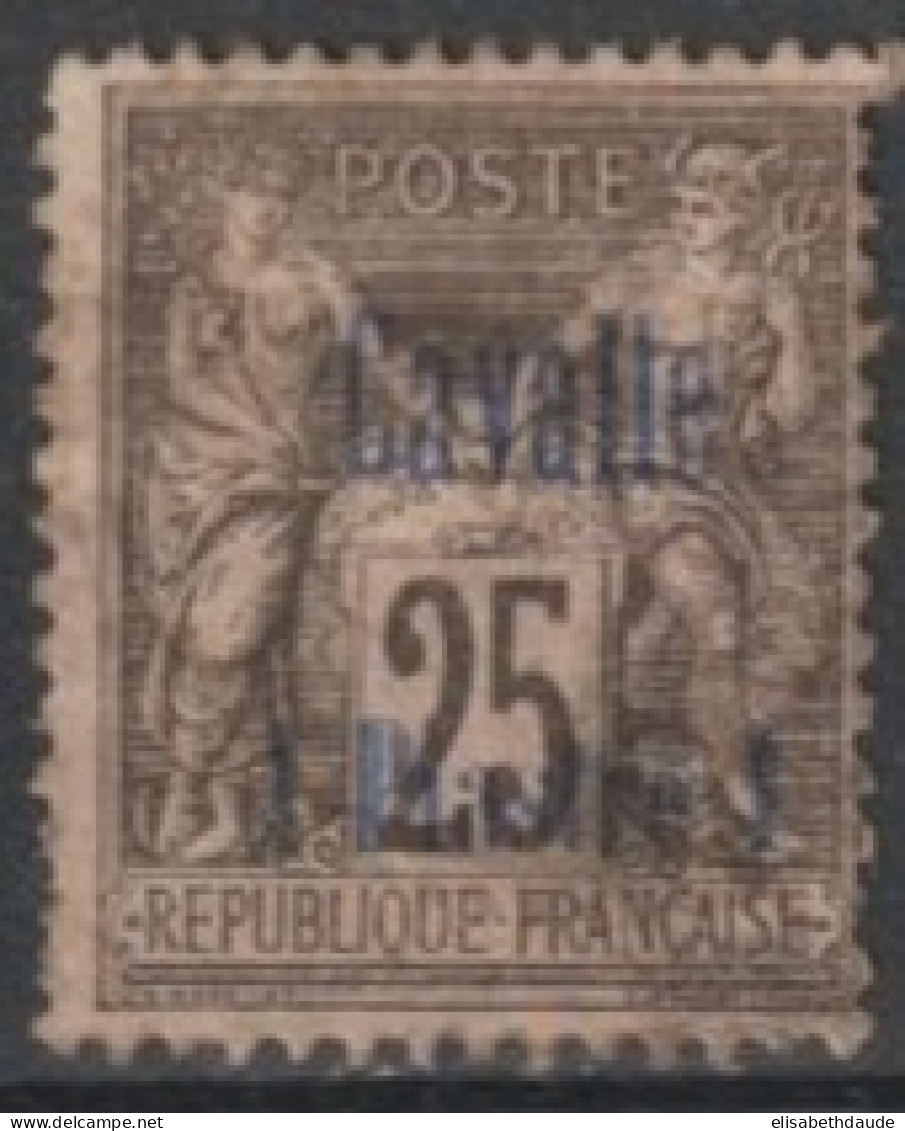 CAVALLE - 1893 - YVERT N°6 OBLITERE - COTE = 25 EUR - Used Stamps