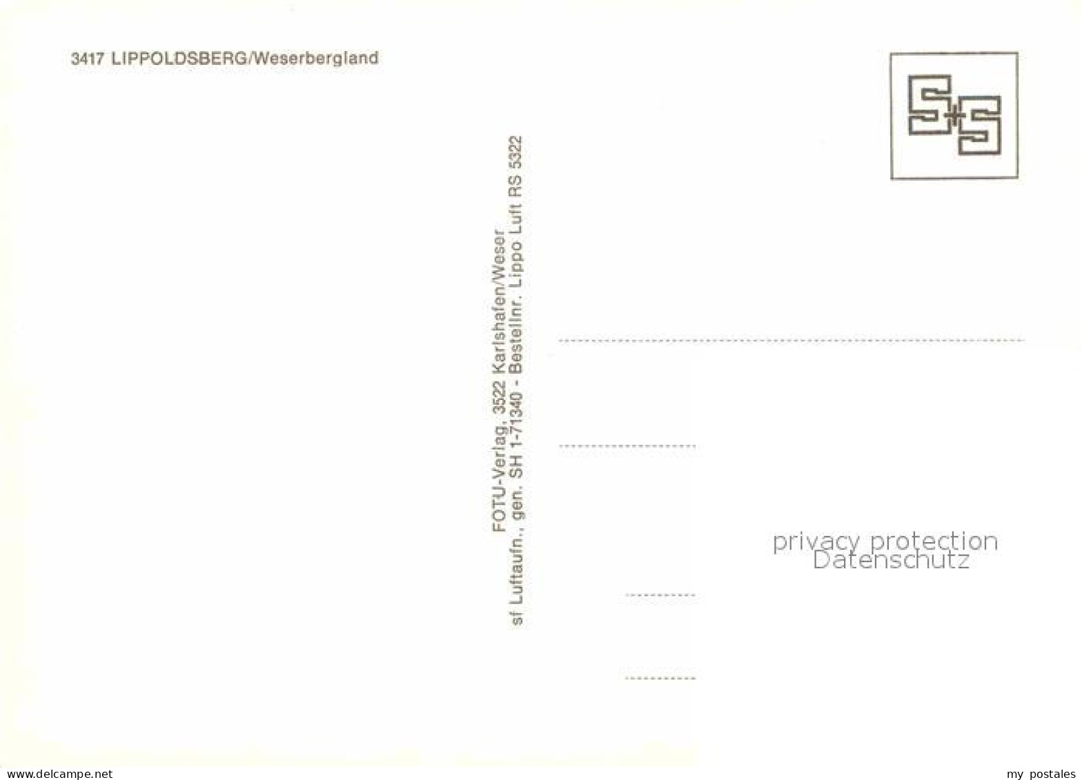 72840033 Lippoldsberg Fliegeraufnahme Lippoldsberg - Other & Unclassified