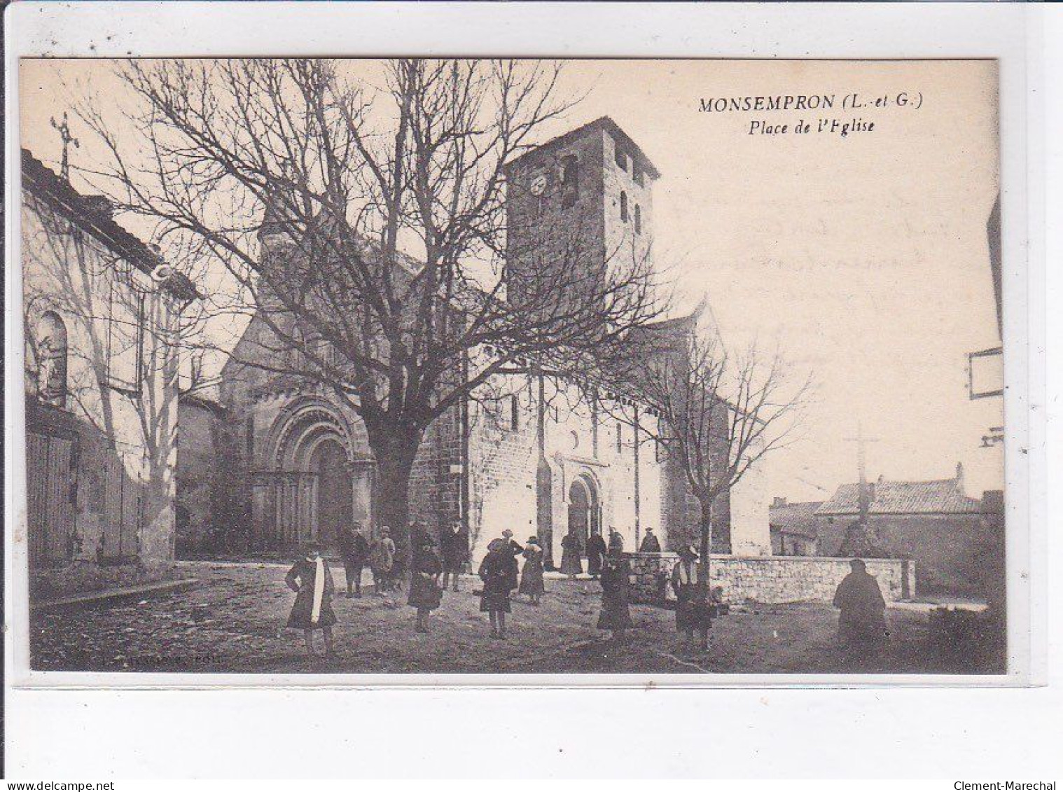 MONSEMPRON: Place De L'église - Très Bon état - Other & Unclassified