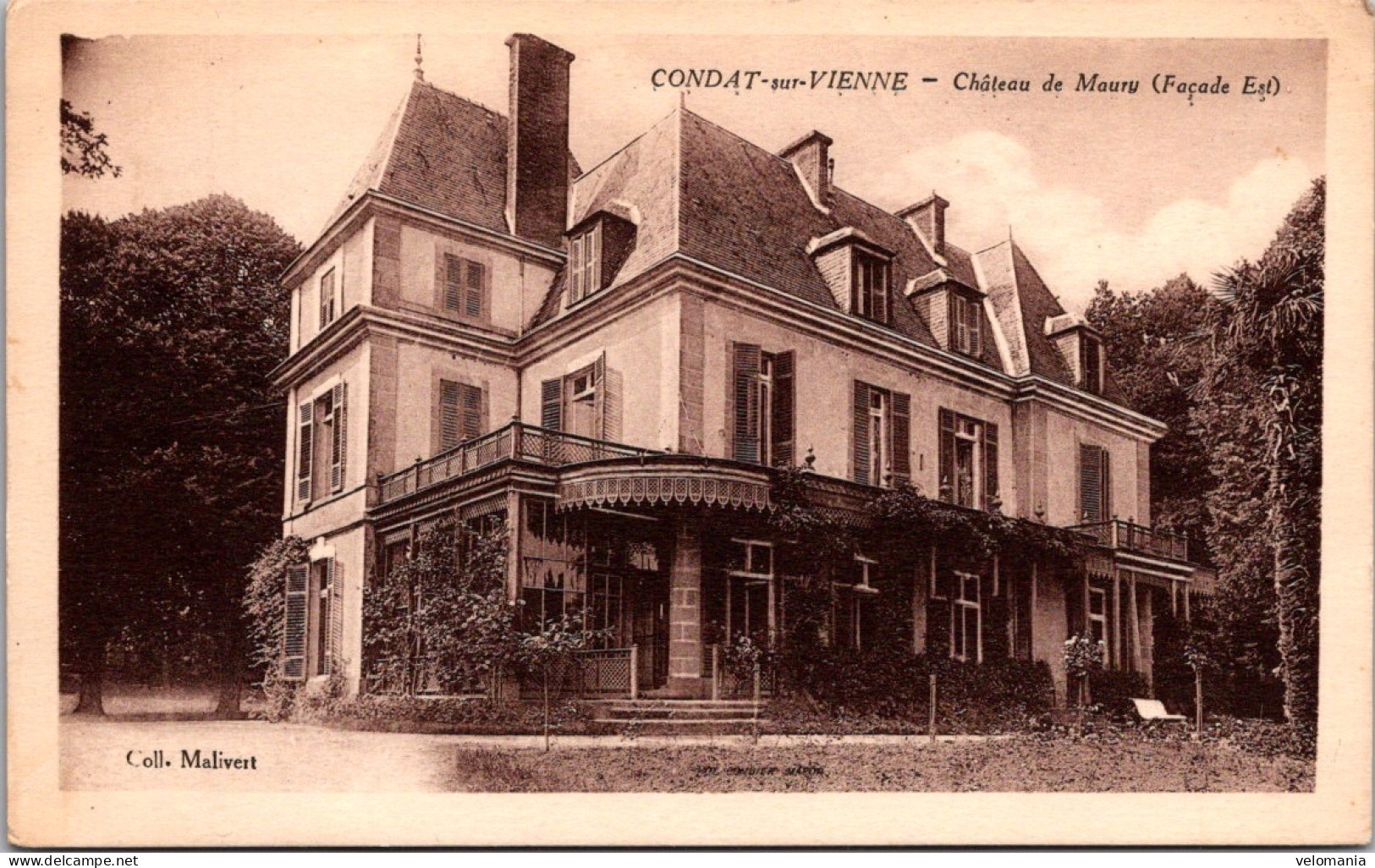 S16448 Cpa 87 Condat Sur Vienne - Château De Moury - Condat Sur Vienne