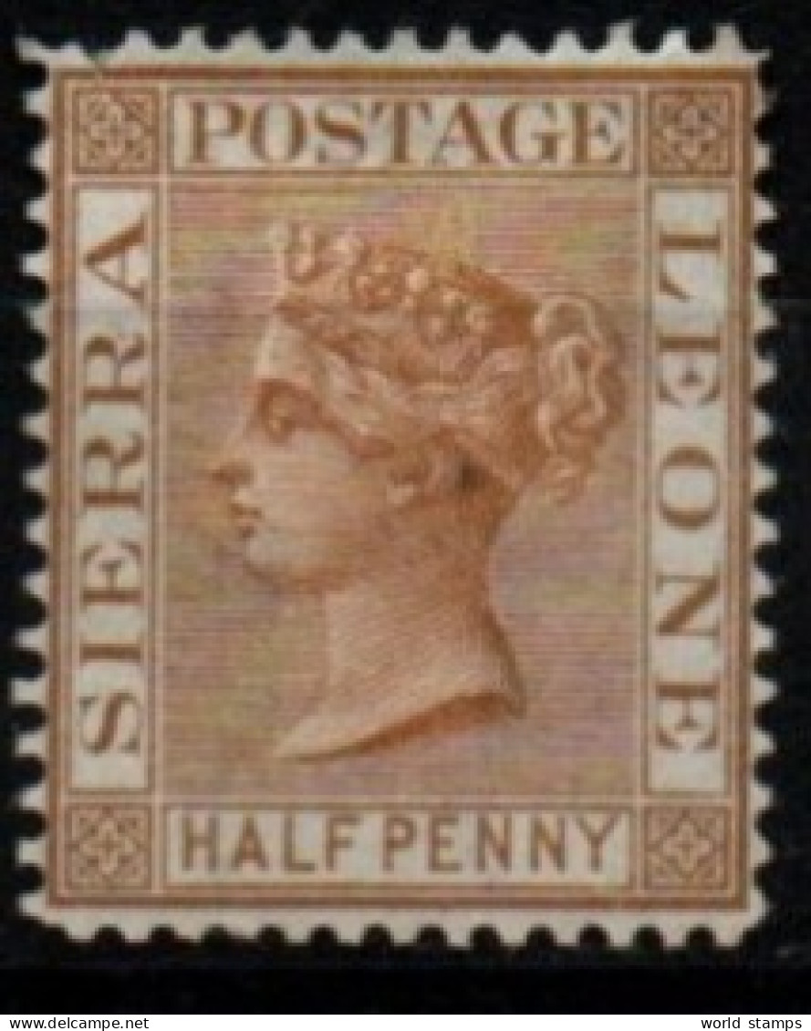 SIERRA LEONE 1876-96 O FIL CC - Sierra Leone (...-1960)