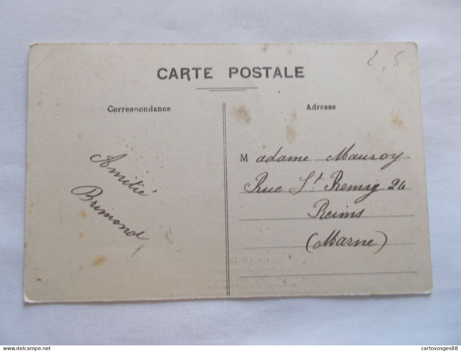 BAZEILLES ( 08 Ardennes ) MAISON DE LA DERNIERE CARTOUCHE TRES ANIMEES MILITAIRES  CACHET DEVANT 1911 - Autres & Non Classés