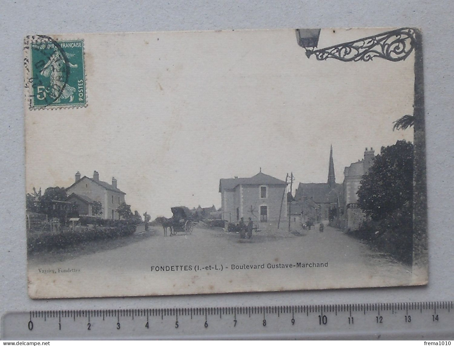FONDETTES (37): Carte Postale 1910 - Boulevard Gustave MARCHAND - Fondettes