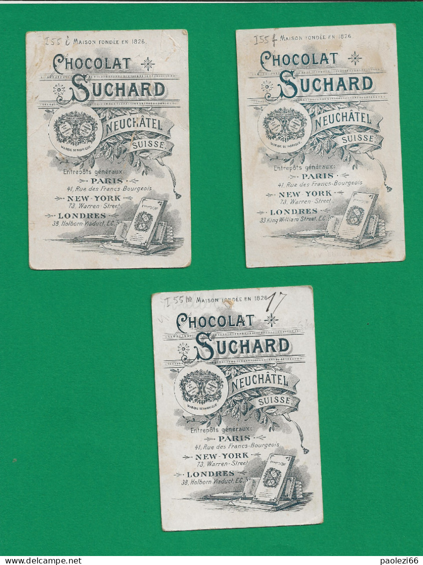 Chromos Suchard I-55 Cartes F,i,m. - Suchard