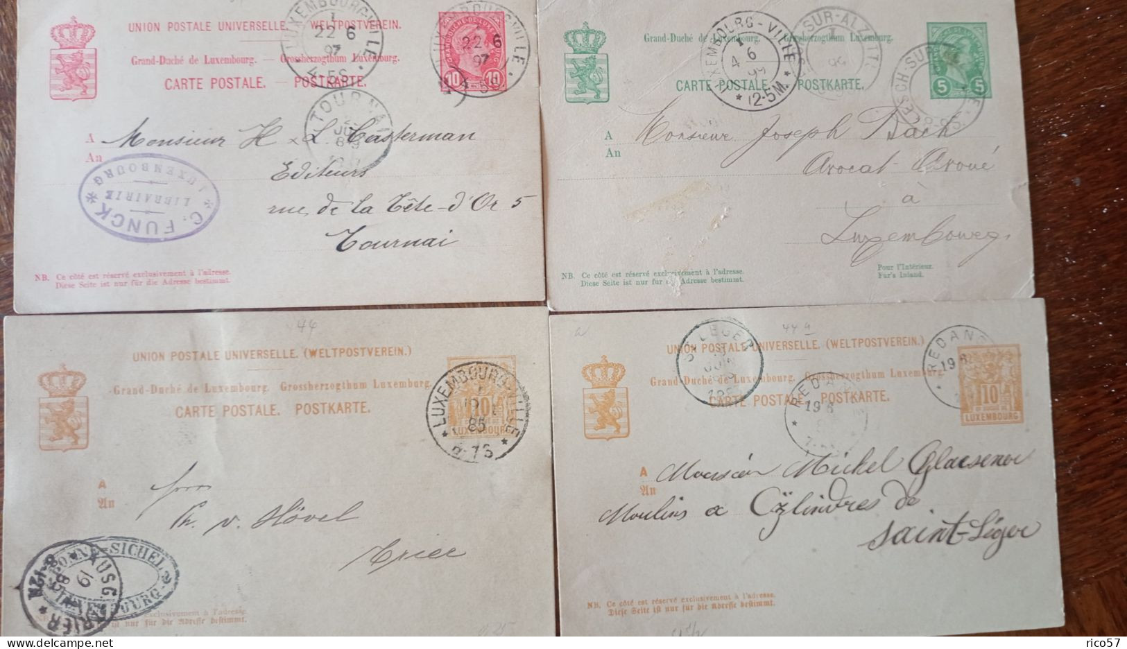 Lot Cartes Anciennes Luxembourg - Collections & Lots