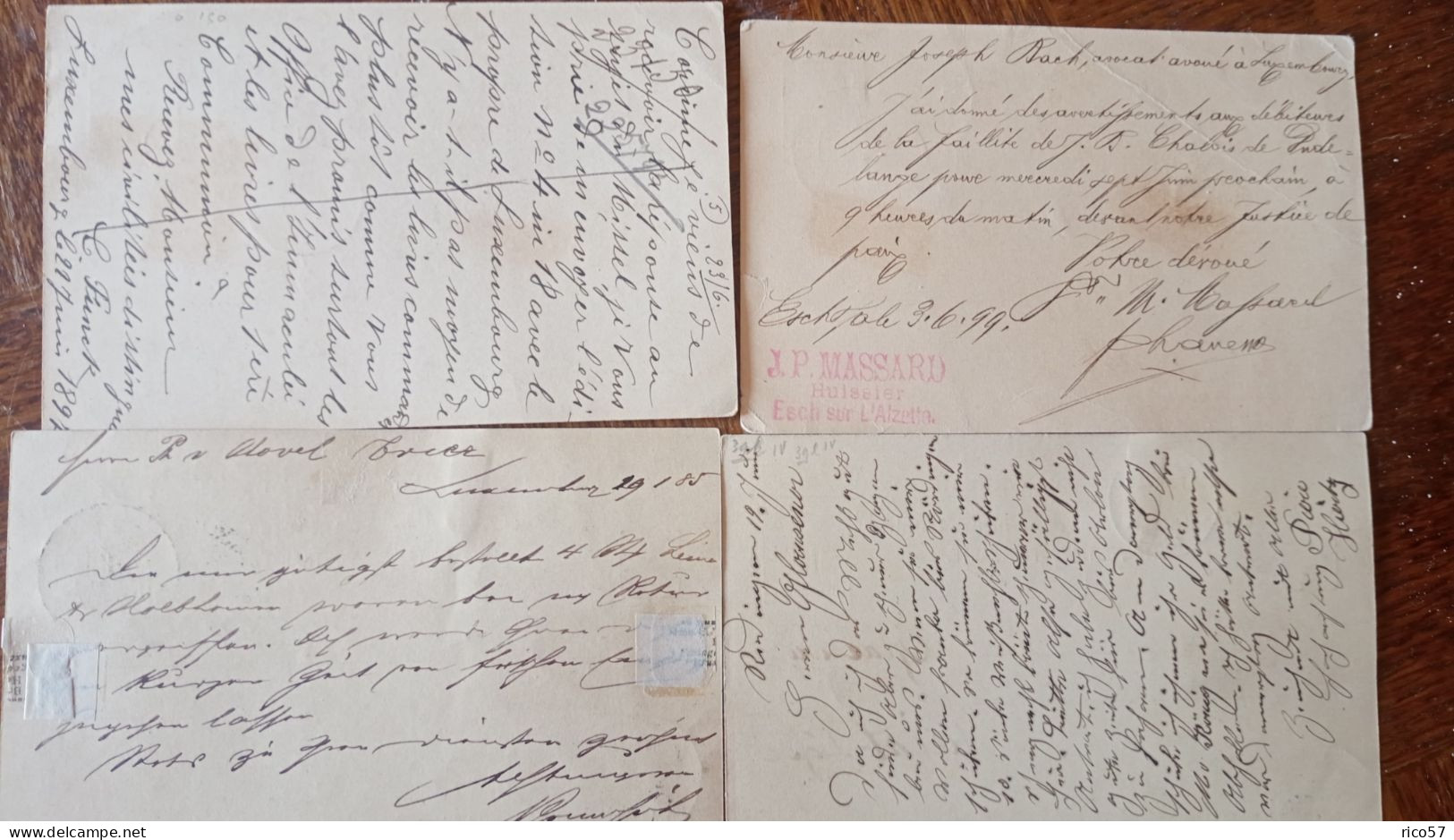 Lot Cartes Anciennes Luxembourg - Sammlungen & Sammellose