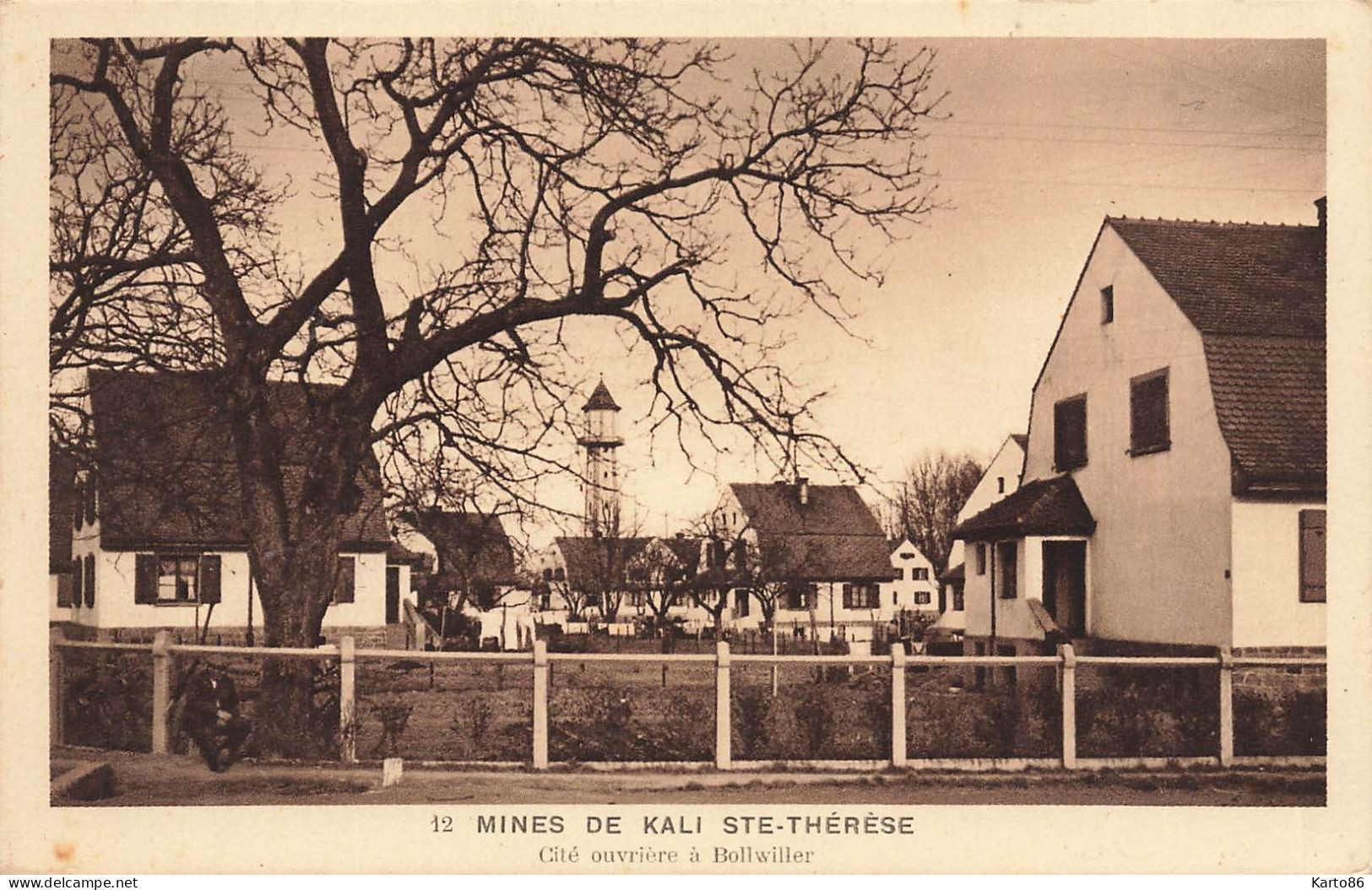 Bollwiller * La Cité Ouvrière Des Mines De KALI Ste Thérèse * Mine Carrière Fosse - Altri & Non Classificati