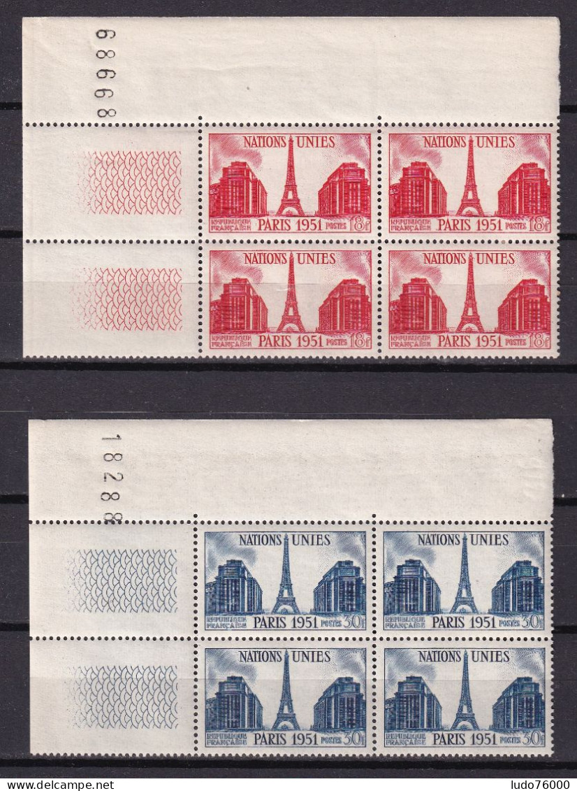 D 811 / LOT N° 911/912 BLOC DE 4 NEUF** COTE 15.20€ - Collections