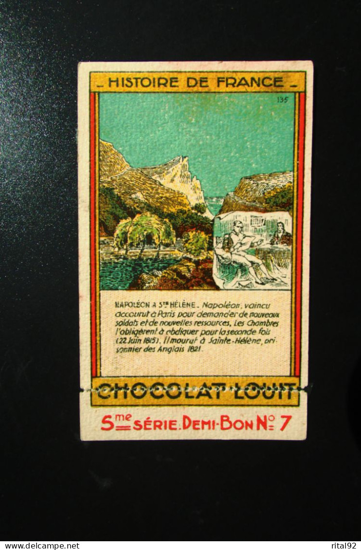 Chromo "Chocolat LOUIT" - Série "Histoire De FRANCE" - Louit