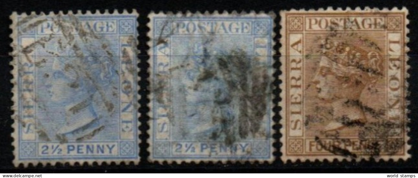 SIERRA LEONE 1883-95 O - Sierra Leona (...-1960)