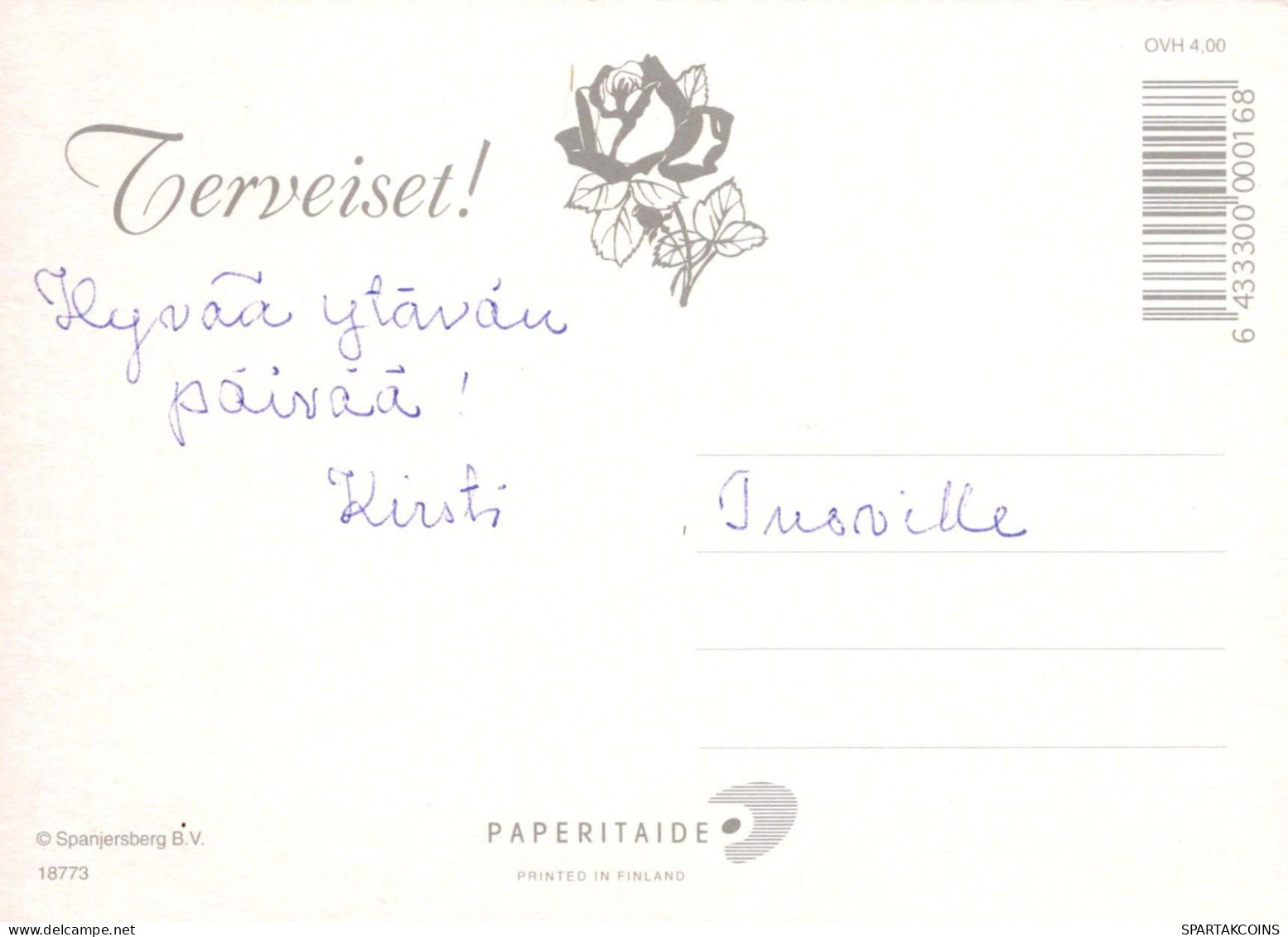 FLOWERS Vintage Ansichtskarte Postkarte CPSM #PBZ143.DE - Flowers