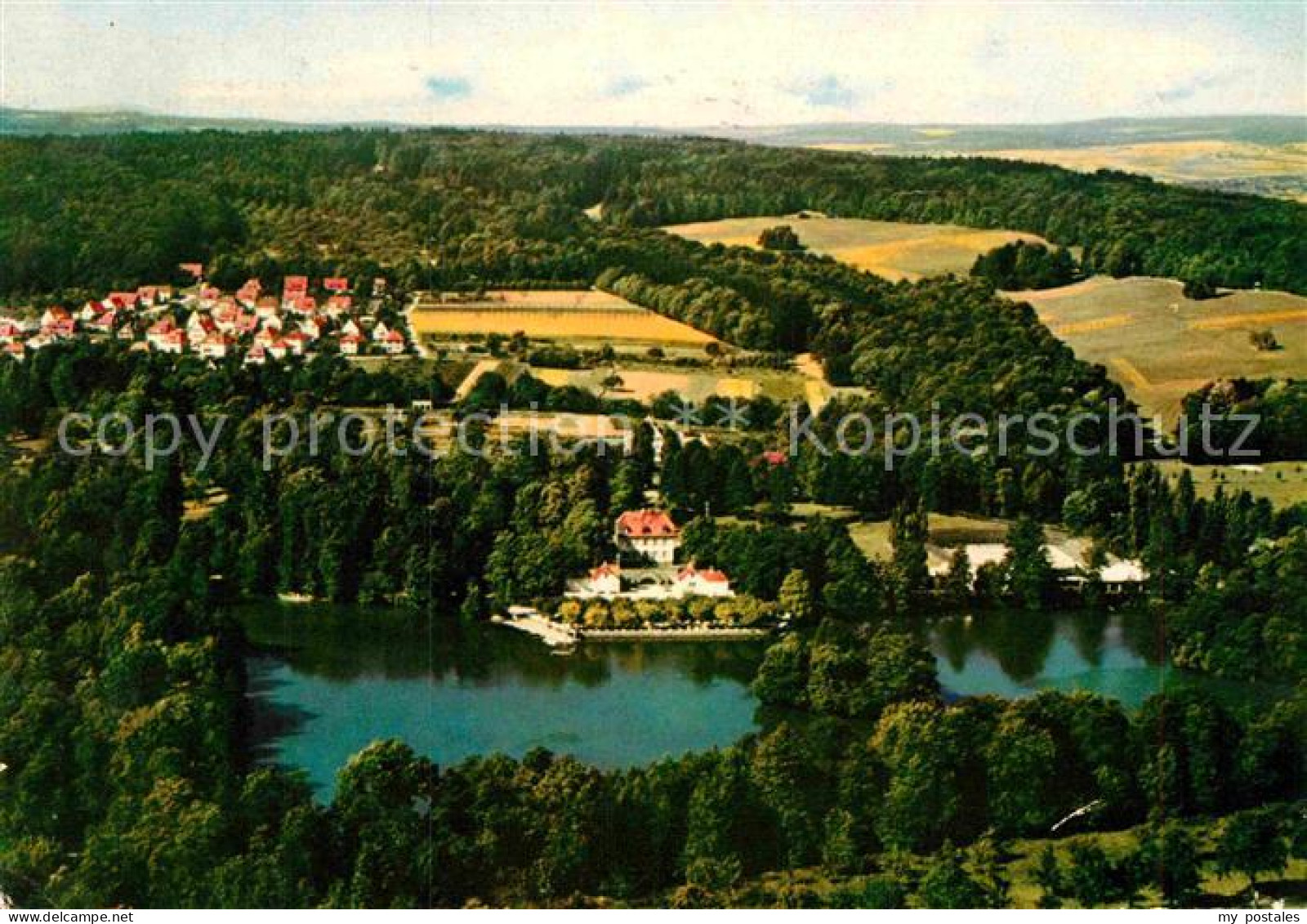 72839543 Bad Nauheim Fliegeraufnahme Teichhaus Bad Nauheim - Bad Nauheim