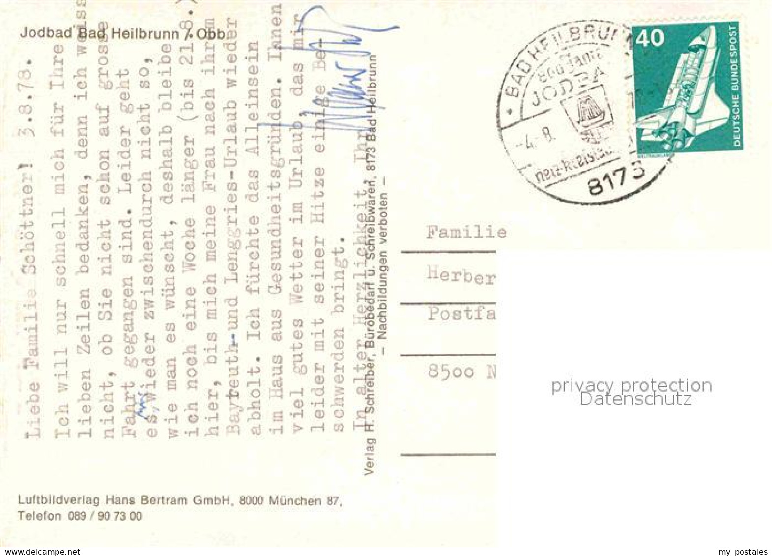 72839522 Bad Heilbrunn Panorama  Bad Heilbrunn - Other & Unclassified