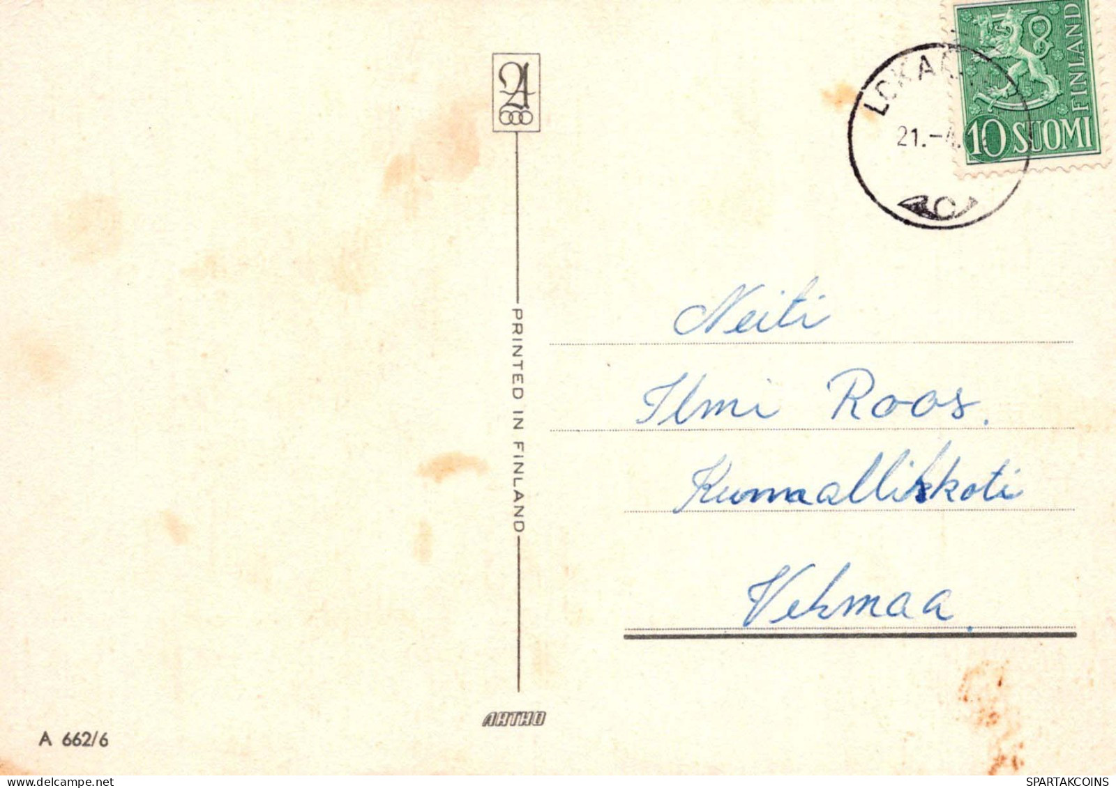 OSTERN HUHN EI Vintage Ansichtskarte Postkarte CPSM #PBP171.DE - Ostern