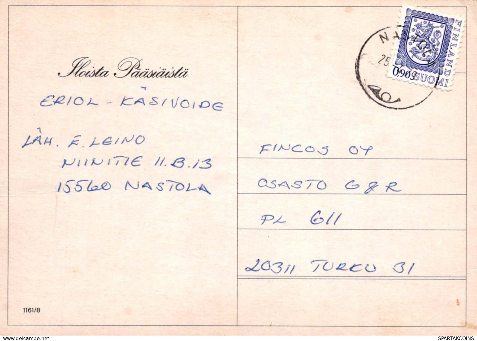 OSTERN HUHN EI Vintage Ansichtskarte Postkarte CPSM #PBO731.DE - Pasqua