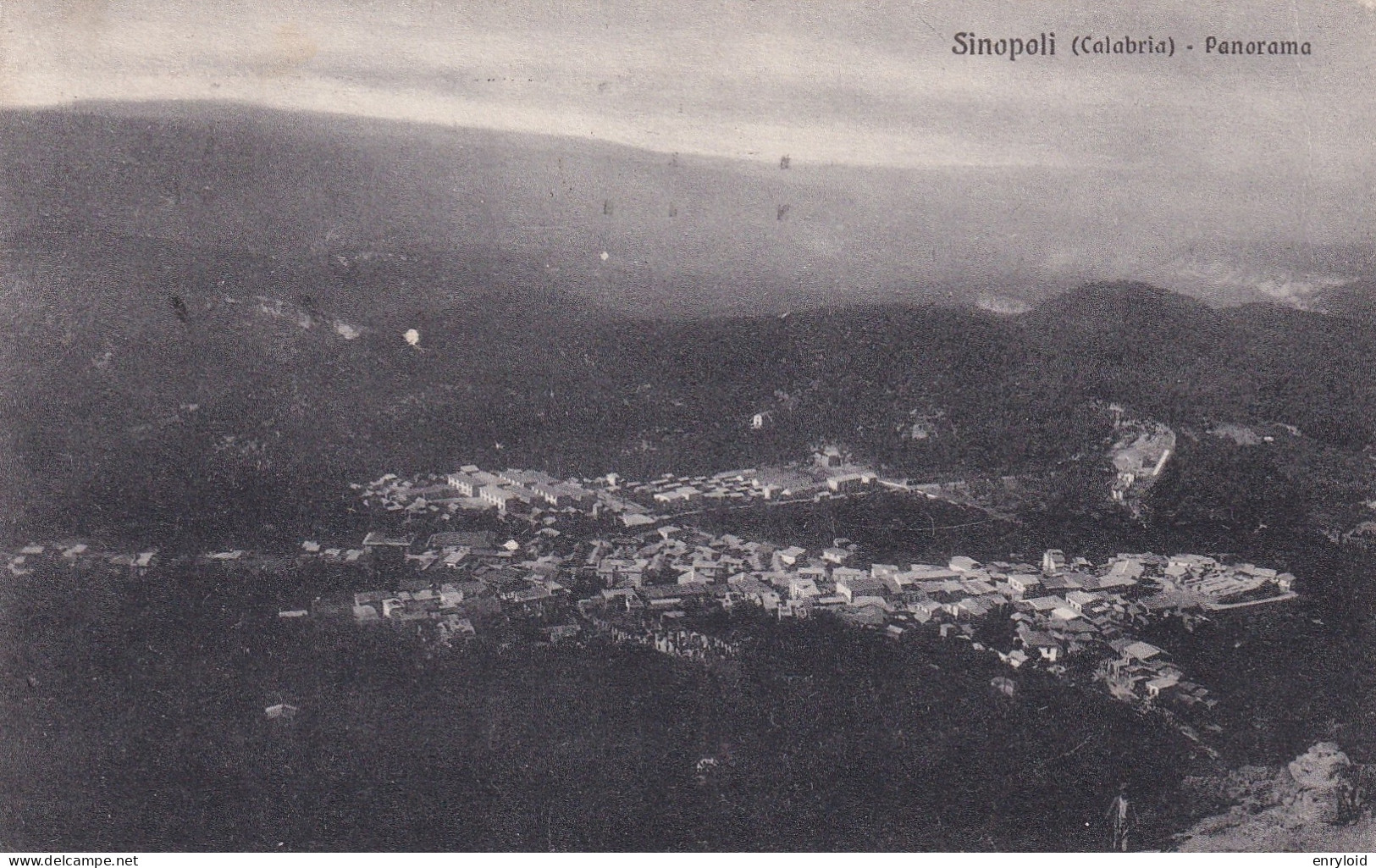 Sinopoli Calabria Panorama 1915 - Autres & Non Classés