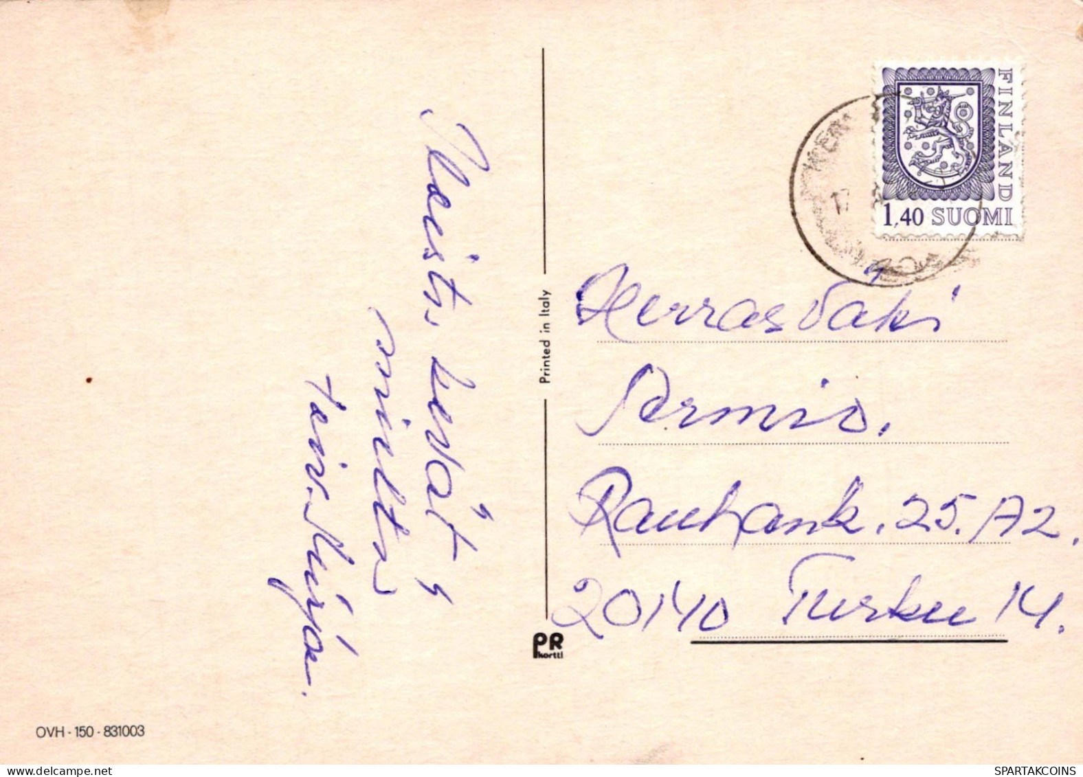OSTERN KANINCHEN Vintage Ansichtskarte Postkarte CPSM #PBO418.DE - Ostern