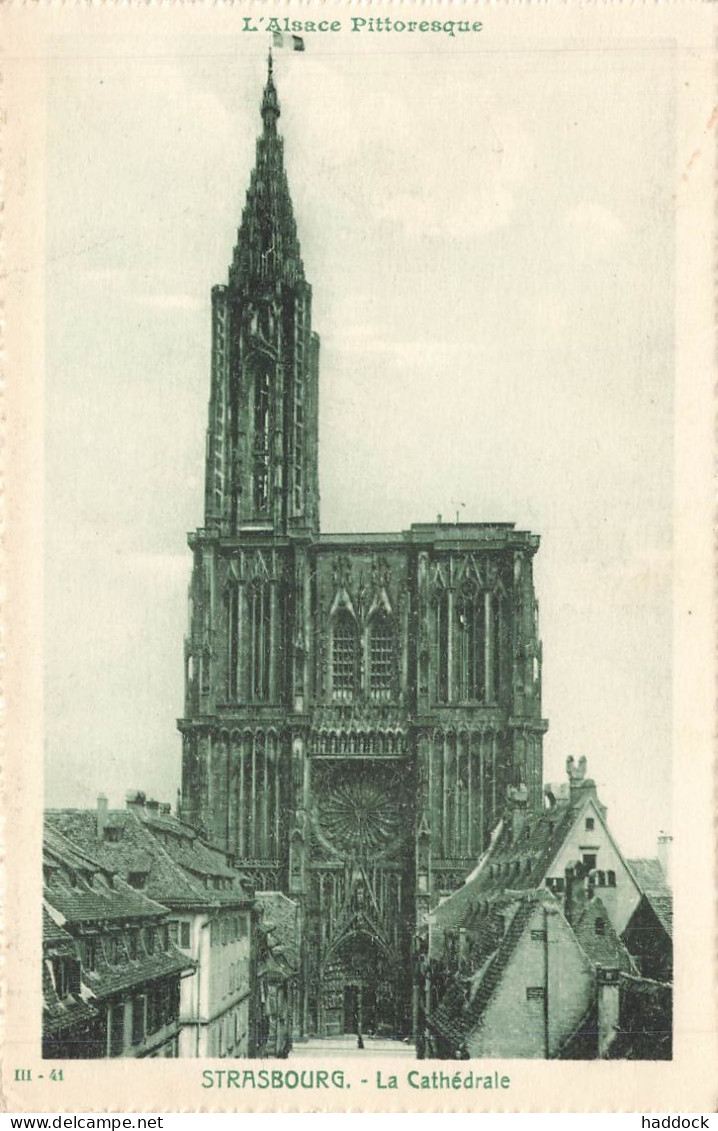 STRASBOURG : LA CATHEDRALE - Straatsburg