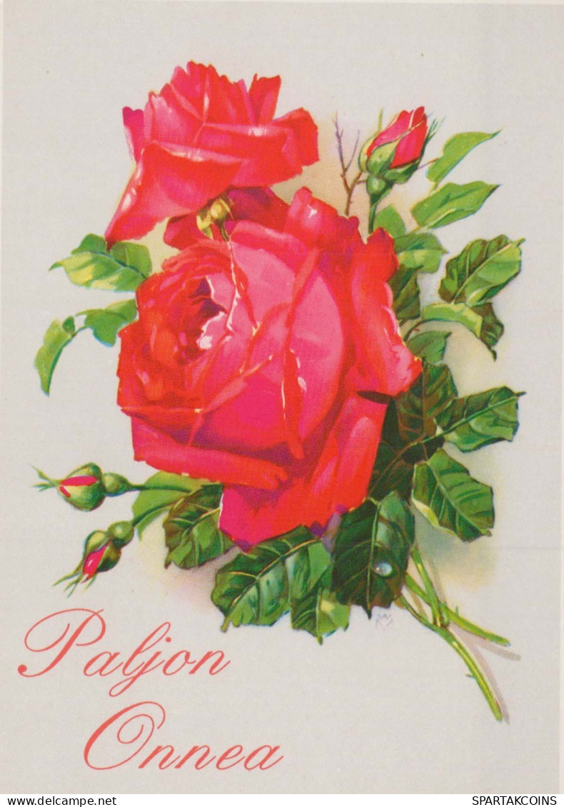 FLOWERS Vintage Ansichtskarte Postkarte CPSM #PAS096.DE - Fleurs