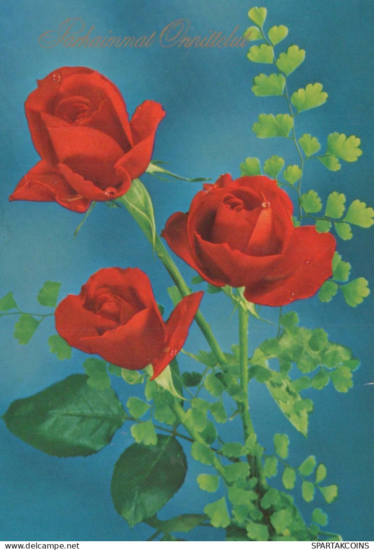 FLOWERS Vintage Ansichtskarte Postkarte CPSM #PAR975.DE - Blumen