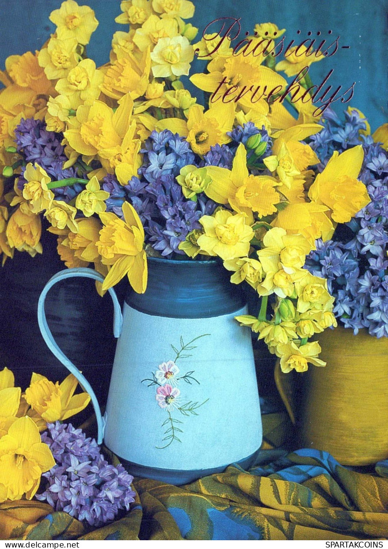 FLOWERS Vintage Ansichtskarte Postkarte CPSM #PAR073.DE - Flowers