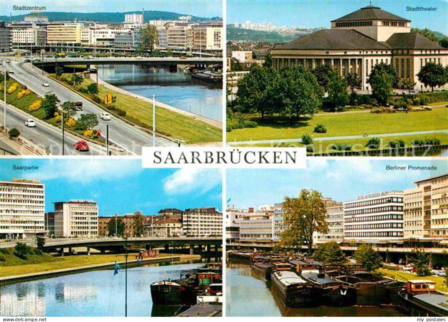 72839432 Saarbruecken Stadtzentrum Stadttheater Saarpartie Berliner Promenade Sa - Saarbrücken