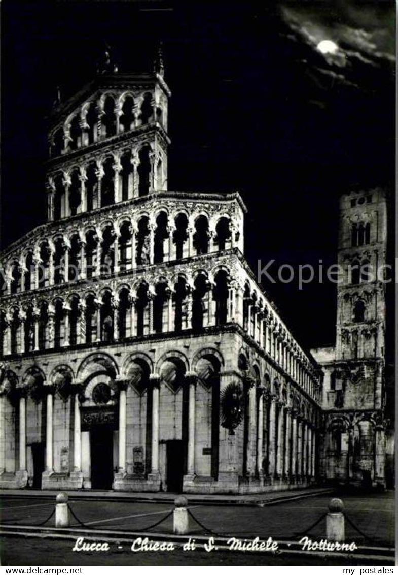 72839425 Lucca Chiesa Di San Michele Notturno Lucca - Sonstige & Ohne Zuordnung