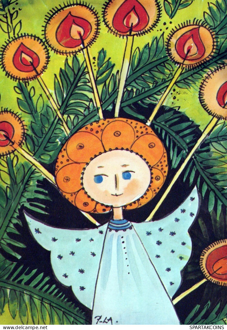 ENGEL WEIHNACHTSFERIEN Feiern & Feste Vintage Ansichtskarte Postkarte CPSM #PAJ272.DE - Angels