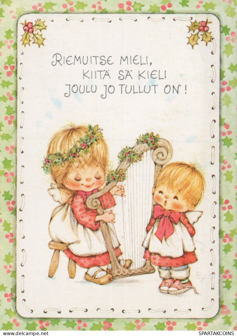 ENGEL WEIHNACHTSFERIEN Feiern & Feste Vintage Ansichtskarte Postkarte CPSM #PAH636.DE - Angels