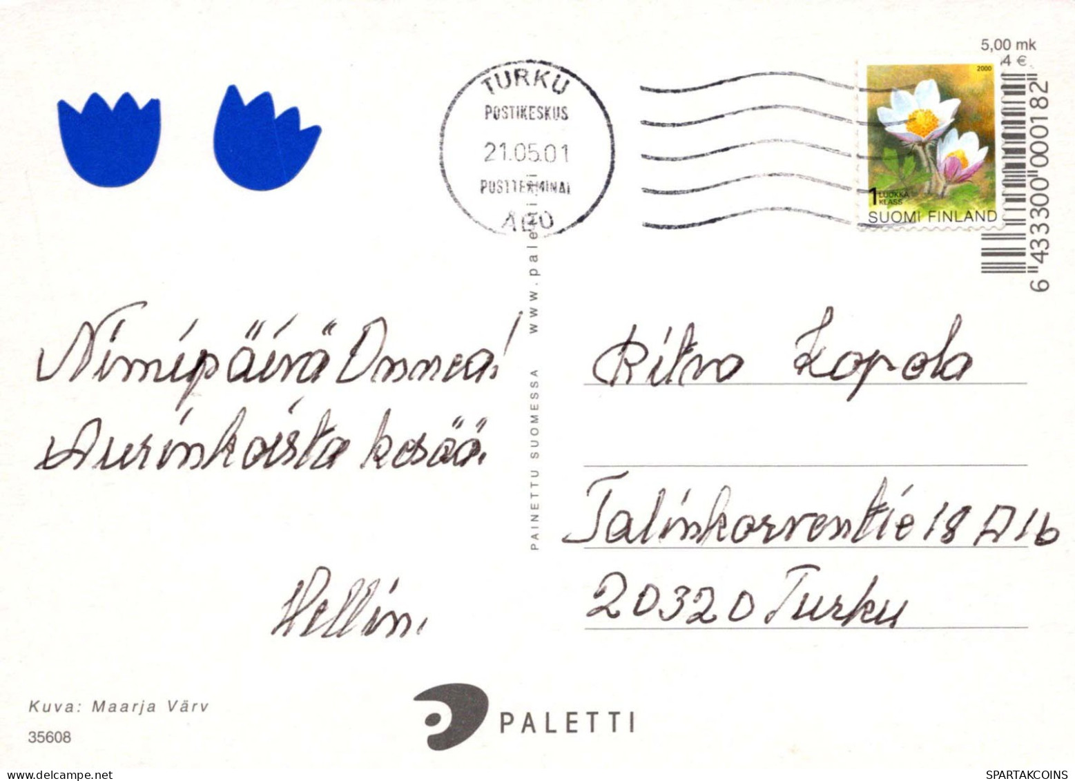 FLORES Vintage Tarjeta Postal CPSM #PBZ381.ES - Fleurs