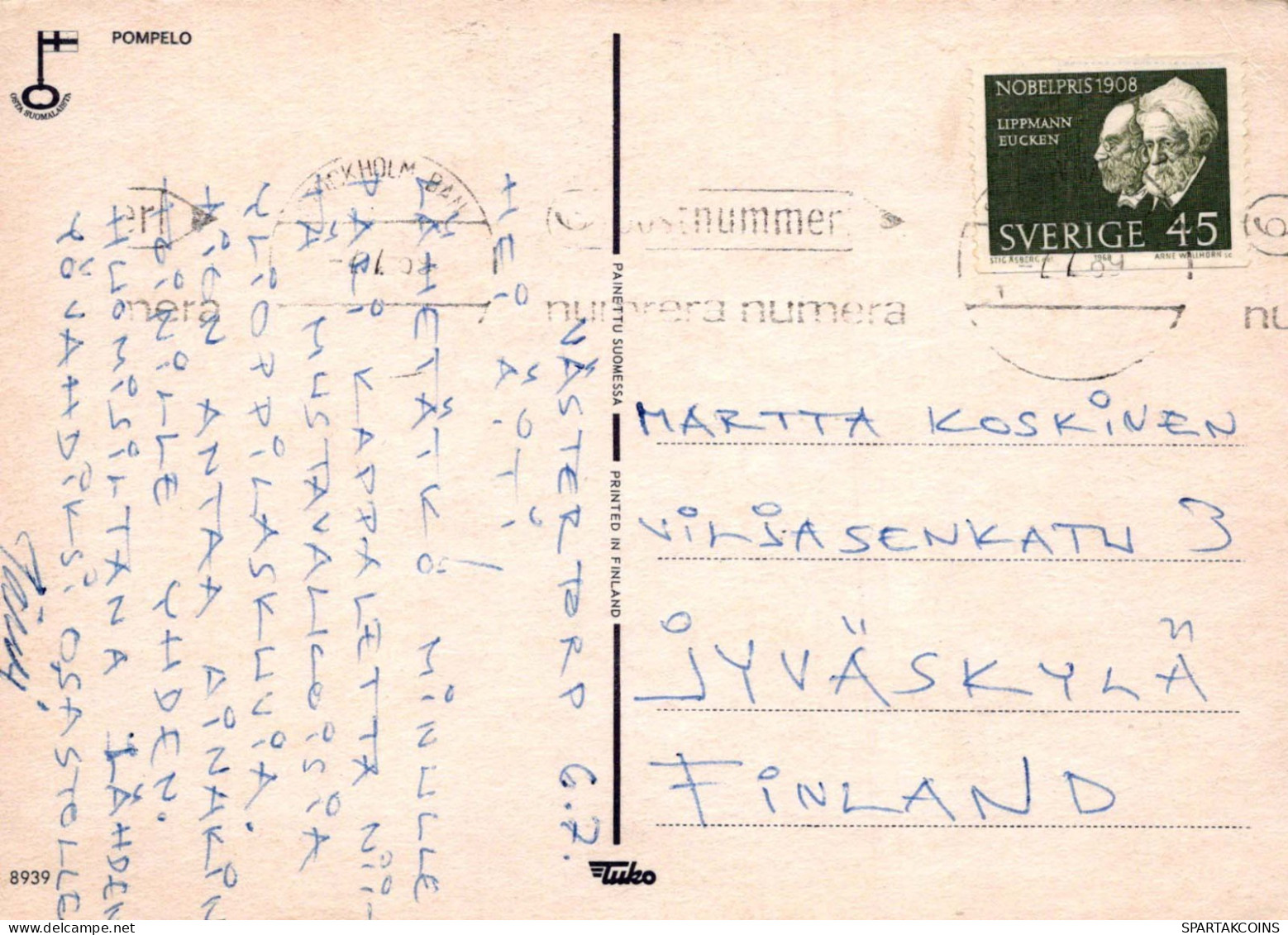 HUMOR DIBUJOS ANIMADOS Vintage Tarjeta Postal CPSM #PBV647.ES - Humor