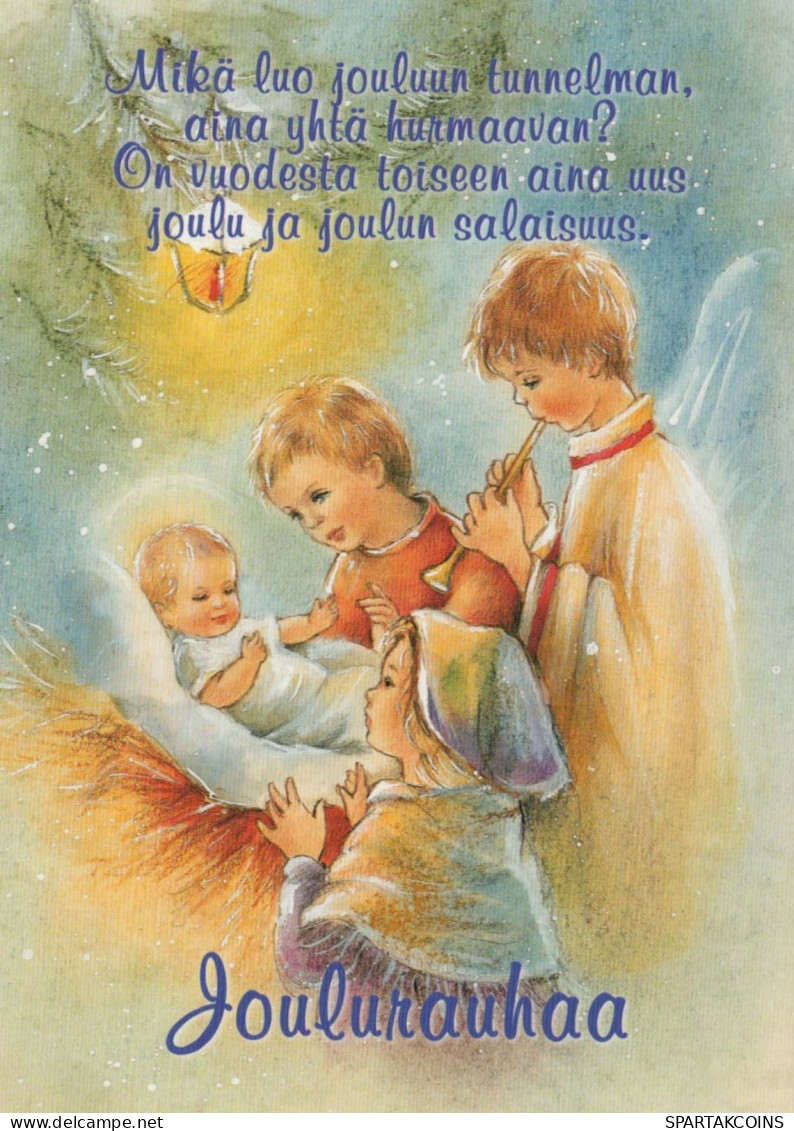 NIÑOS NIÑOS Escena S Paisajes Vintage Tarjeta Postal CPSM #PBU293.ES - Scènes & Paysages