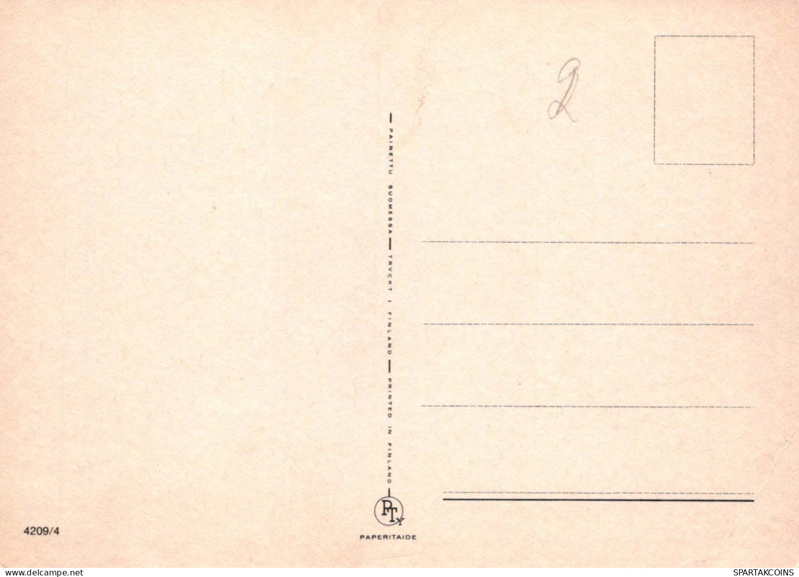 FELIZ CUMPLEAÑOS 2 Año De Edad NIÑO NIÑOS Vintage Tarjeta Postal CPSM #PBT985.ES - Birthday