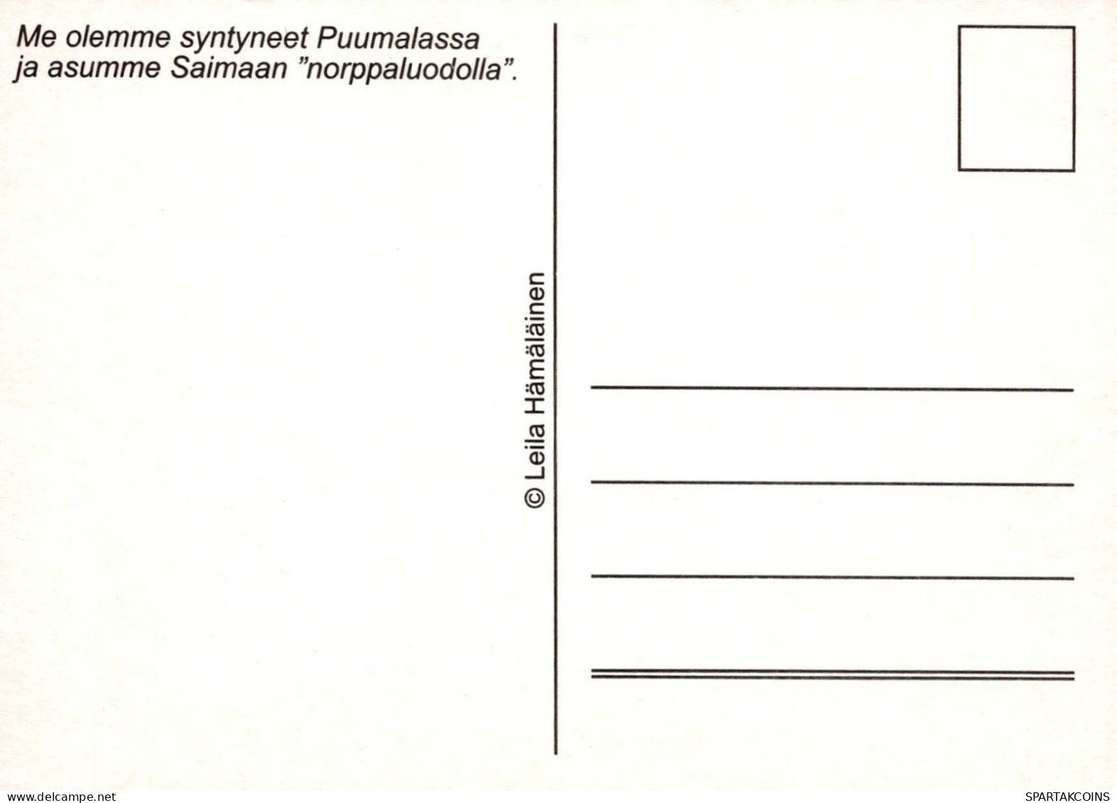 SELLO Animales Vintage Tarjeta Postal CPSM #PBS652.ES - Andere & Zonder Classificatie