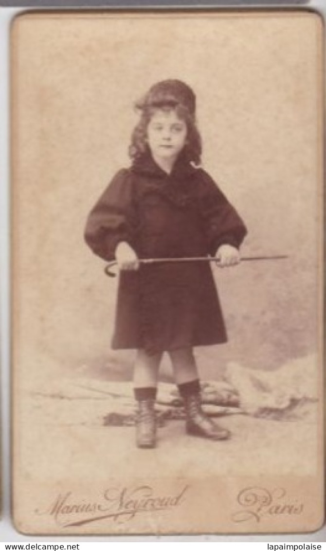 Photo C D V 1897  Philippe De Ronseray à Trois Ans Photo Neyroud Paris  Réf 30545 - Persone Identificate