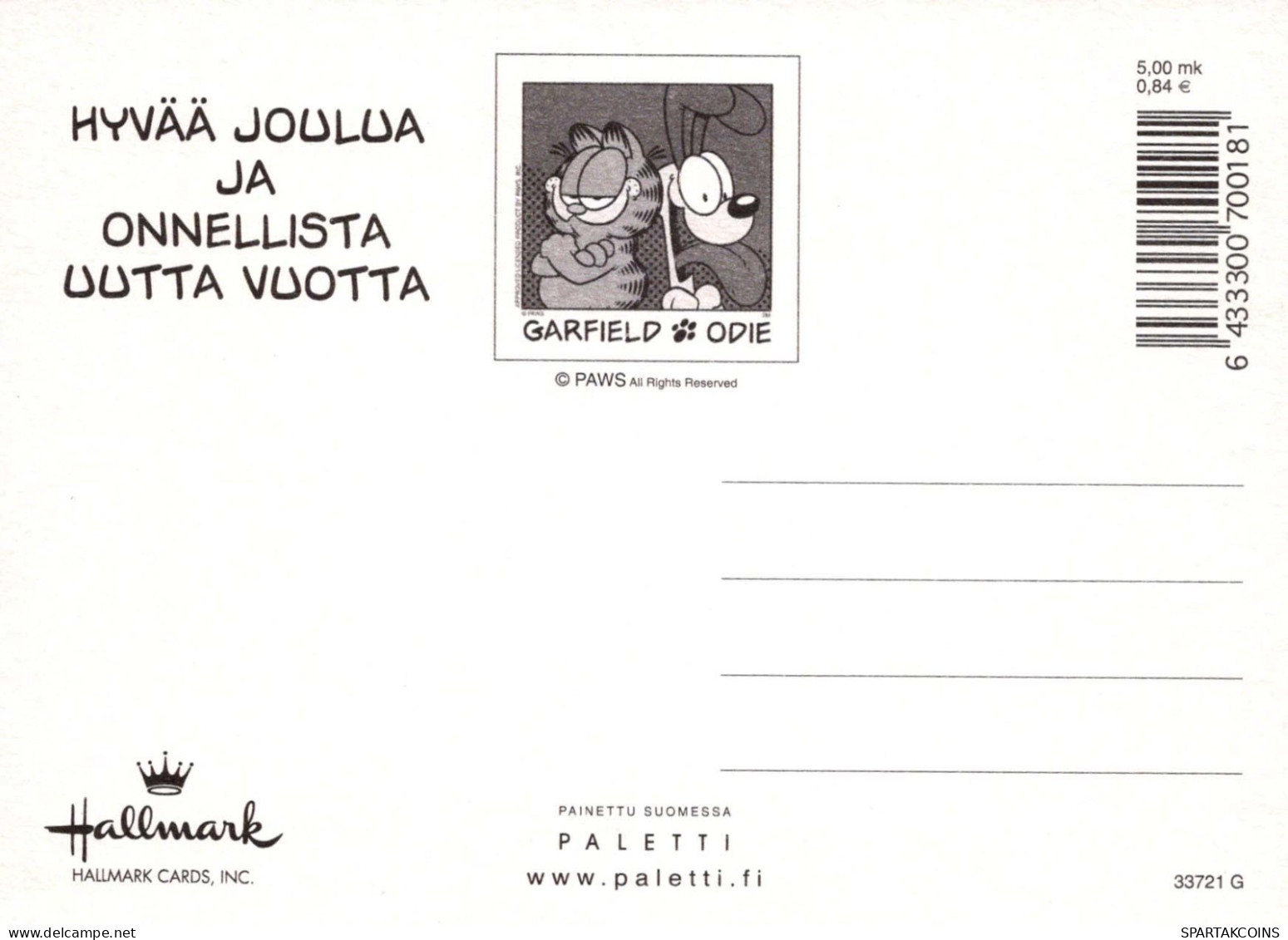 GATO GATITO Animales Vintage Tarjeta Postal CPSM #PBQ898.ES - Chats