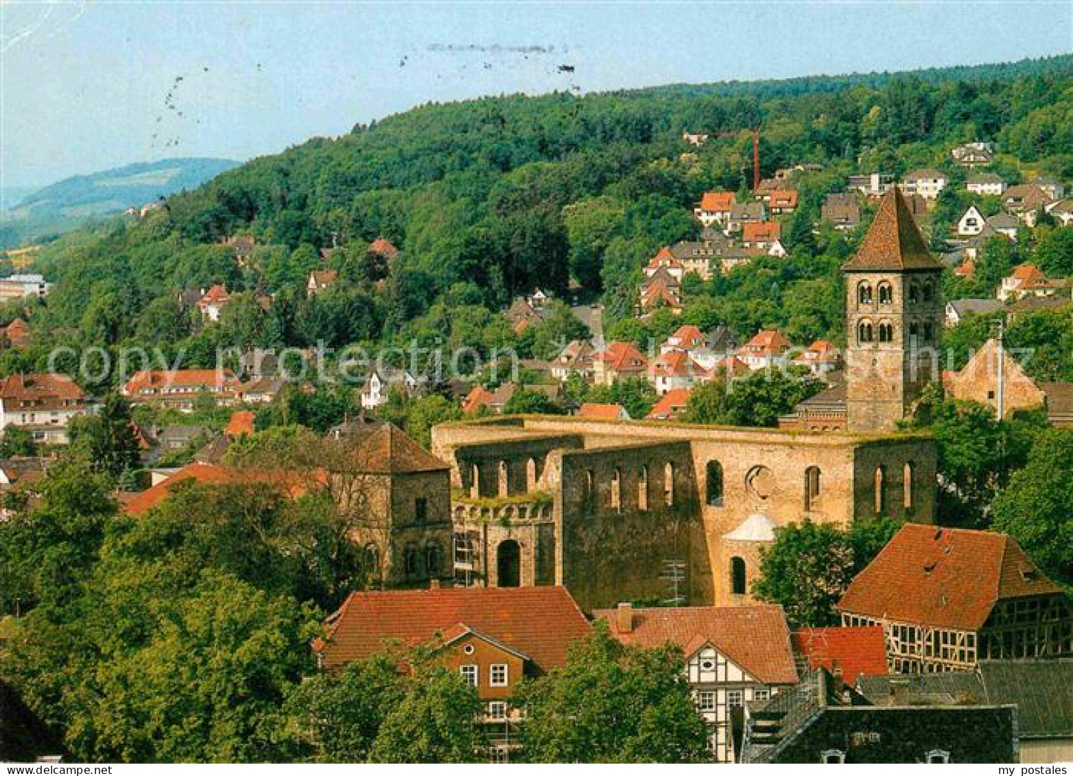 72839351 Bad Hersfeld Blick Vom Stadtkirchturm Zur Stiftsruine Bad Hersfeld - Bad Hersfeld