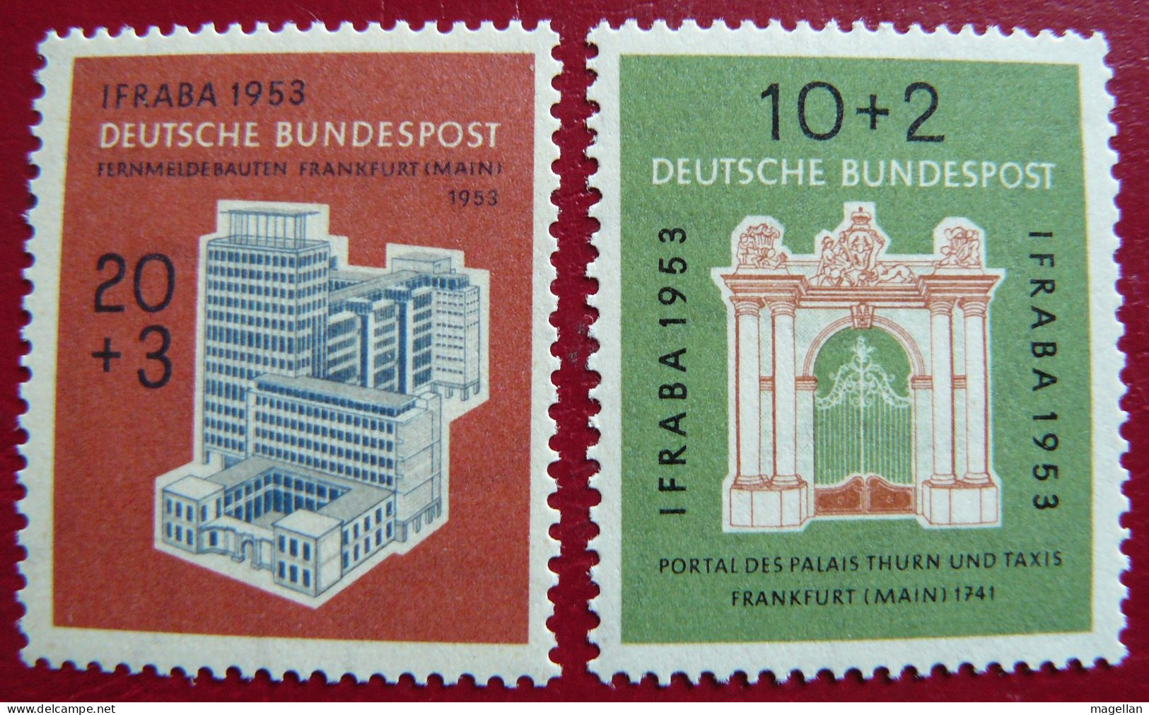 Allemagne - Rep. Fédérale - Mi. 171/172 - Yv. 57/58 Neufs ** (MNH) - Nuovi