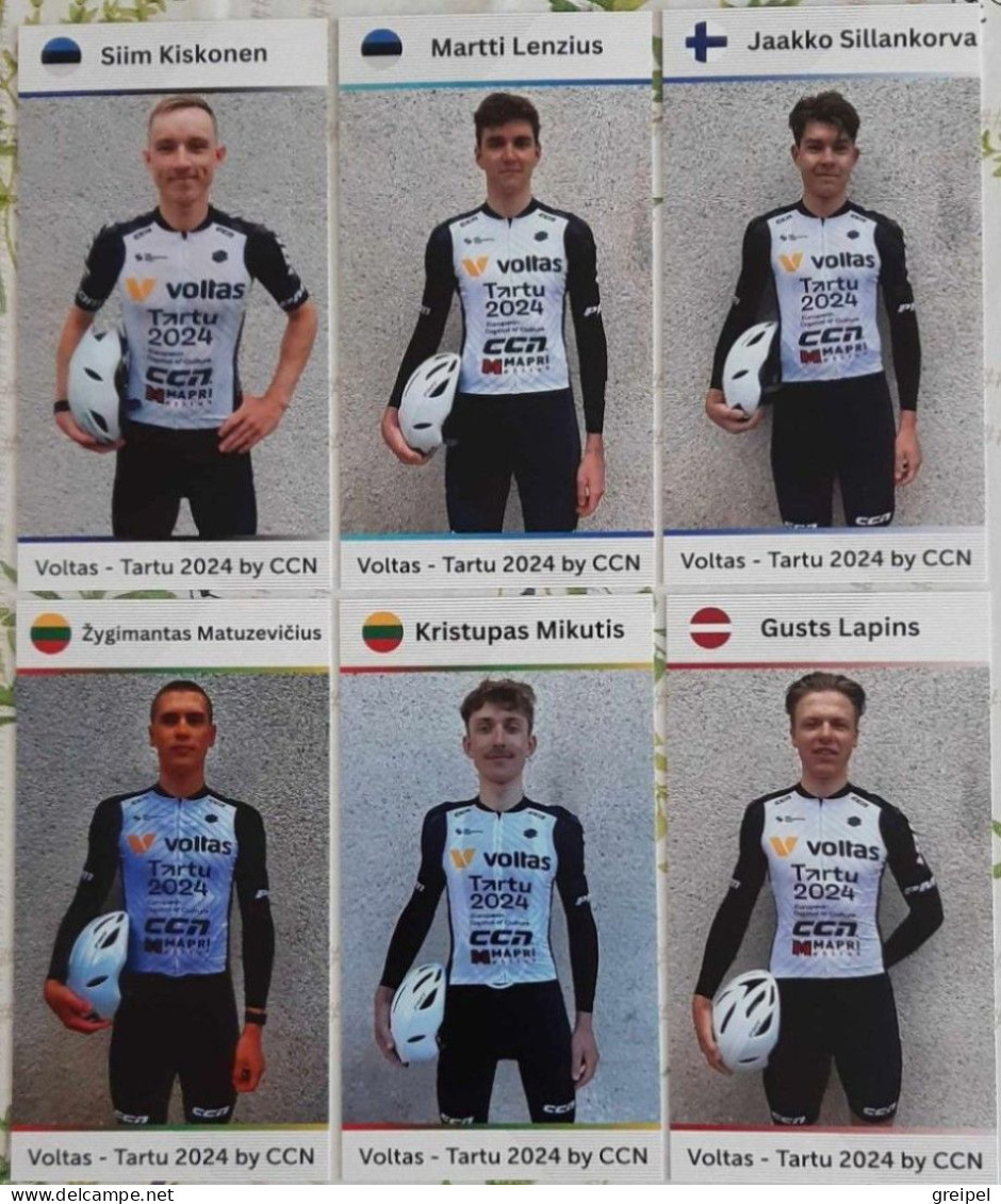 Cyclisme , Serie Team Voltas - Tartu 2024 By CCN Complete Sous Blister - Cyclisme
