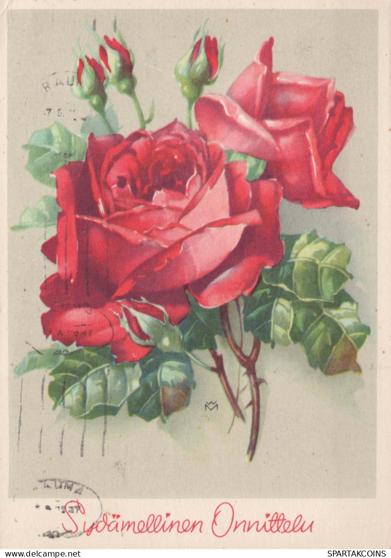 FLORES Vintage Tarjeta Postal CPSM #PAS094.ES - Bloemen