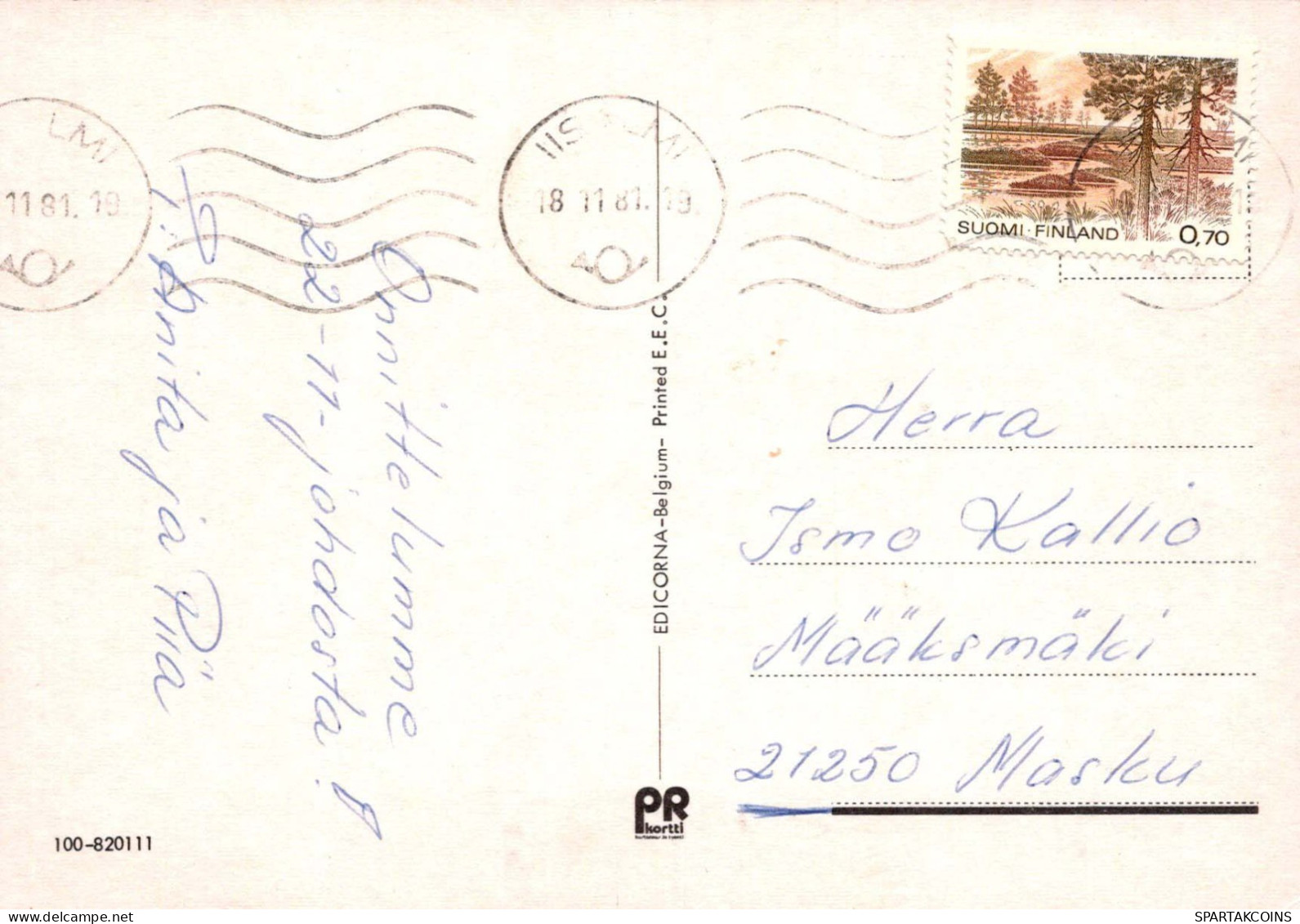 FLORES Vintage Tarjeta Postal CPSM #PAR973.ES - Fleurs