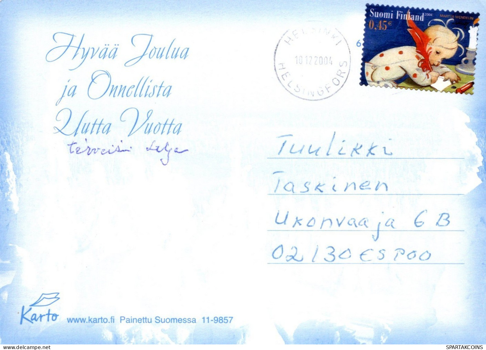 PÁJARO Animales Vintage Tarjeta Postal CPSM #PAN052.ES - Vögel