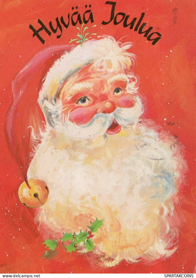 PAPÁ NOEL NAVIDAD Fiesta Vintage Tarjeta Postal CPSM #PAJ802.ES - Kerstman