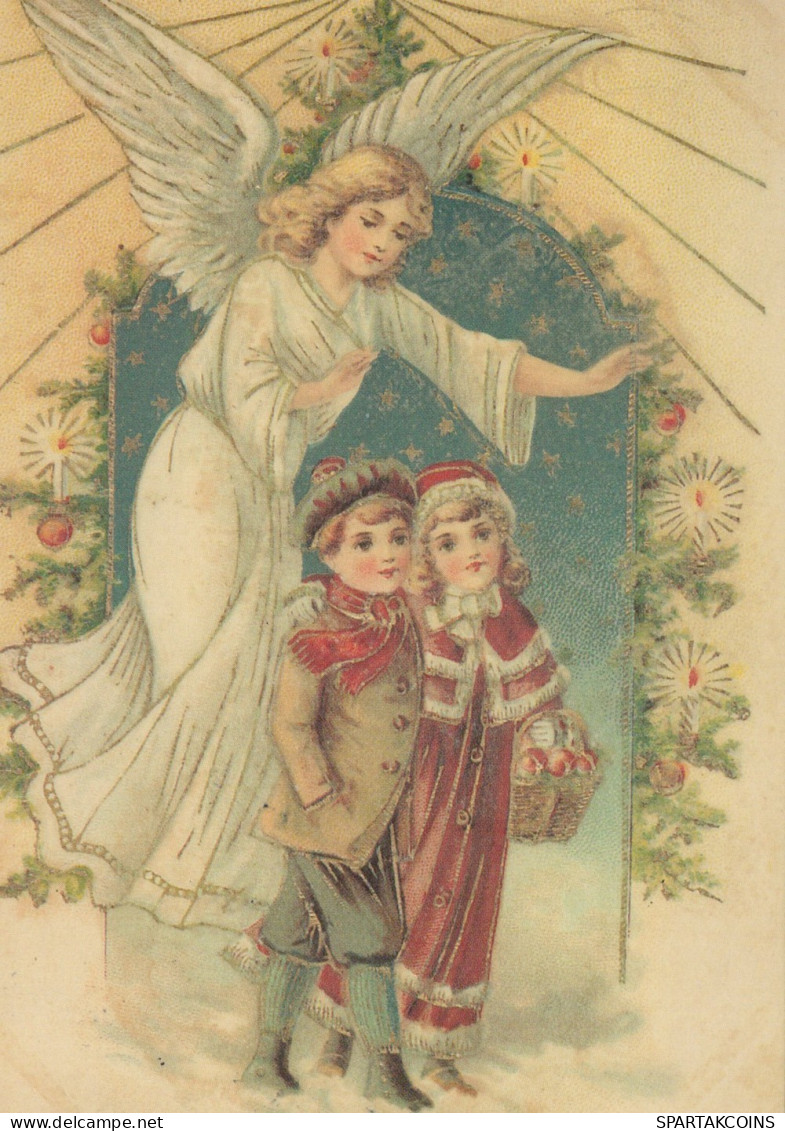 ÁNGEL NAVIDAD Vintage Tarjeta Postal CPSM #PAJ203.ES - Angeli