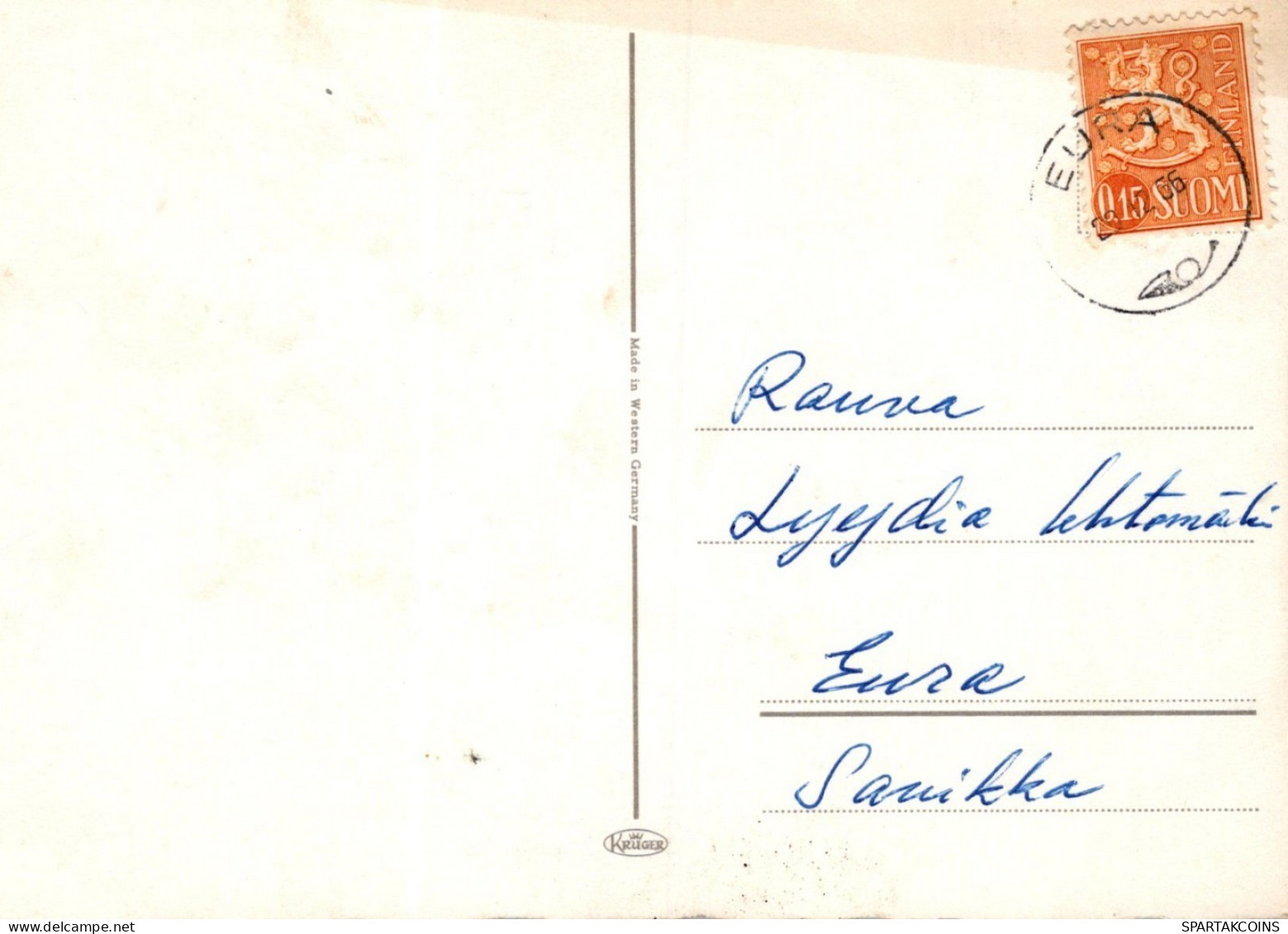ÁNGEL NAVIDAD Vintage Tarjeta Postal CPSM #PAJ010.ES - Angels